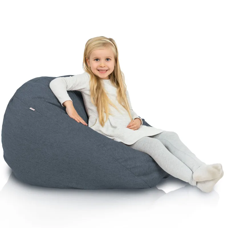 Pouf Poire L pour Enfants - Tissu Recyclé – vue 5
