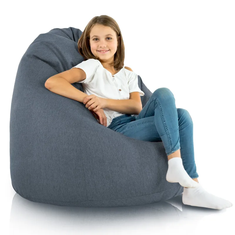 Pouf Poire XL Standard - Tissu Recyclé – vue 3