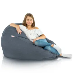 Pouf Poire XL Standard - Tissu Recyclé – vue 4