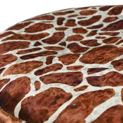 Pouf Repose-pieds Rond - Tissu Imprimé Premium – vue 87