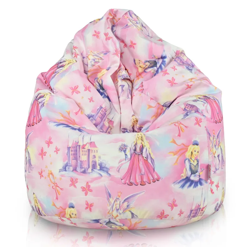 Pouf Poire L pour enfants - Tissu Imprimé Premium – vue 12