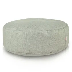 Pouf Repose-pieds Rond - Laine Noble Premium