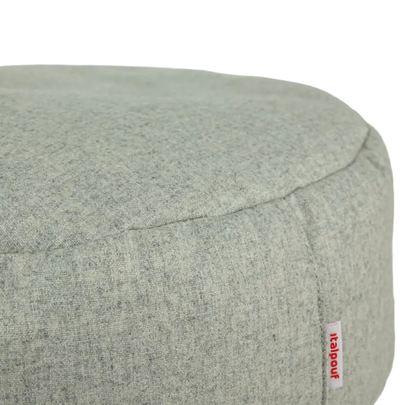 Pouf Repose-pieds Rond - Laine Noble Premium – vue 5