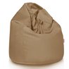 Beige Pouf Poire velours