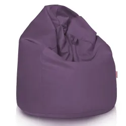 Pouf Poire pour enfants - Velours Soft
