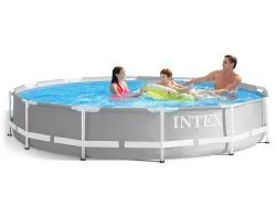 366x76 16in1 INTEX 26712 piscine hors sol à tubulaire.