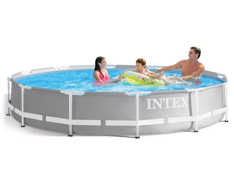 366x76 16in1 INTEX 26712 piscine hors sol à tubulaire.