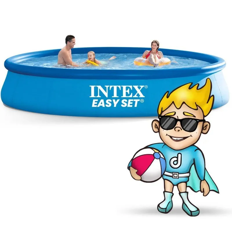 piscine  d'expansion de jardin avec pompe 457 x 84 cm 4in1 INTEX 28158.
