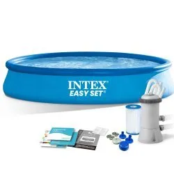 Piscine de jardin cadre 457 x 84 cm 9en1 INTEX 28158