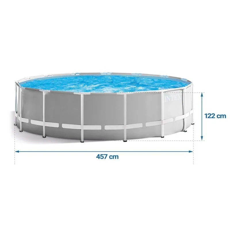piscine hors sol à tubulaire 457x122 set 6in1 INTEX 26726.