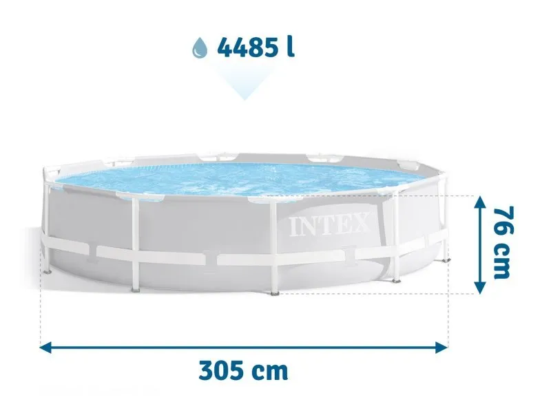 piscine hors sol à tubulaire 305 x 76 cm INTEX 26700