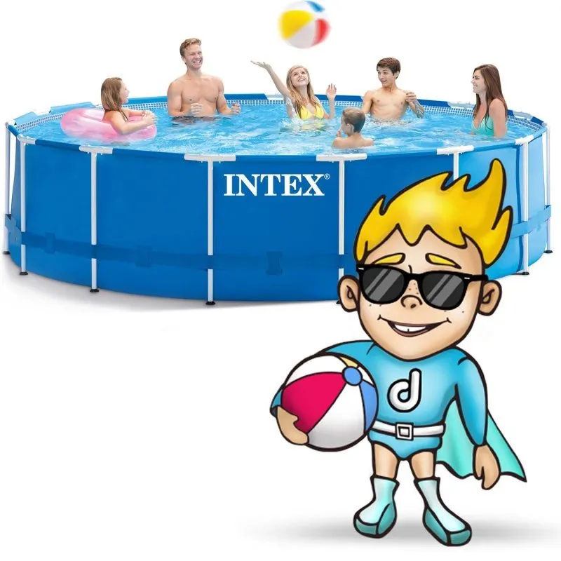 piscine hors sol à tubulaire 457 x 122 cm 17in1 INTEX 28242