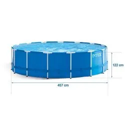 piscine hors sol à tubulaire 457 x 122 cm 17in1 INTEX 28242