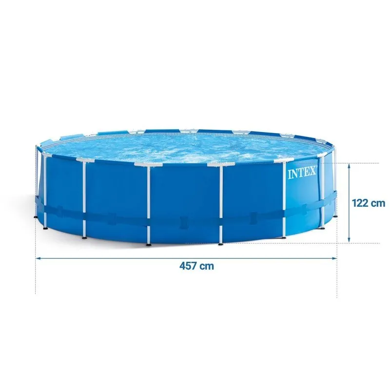 piscine hors sol à tubulaire 457 x 122 cm 17in1 INTEX 28242