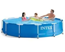 piscine hors sol à tubulaire 366 x 76 cm set 6 en 1 INTEX 28210.