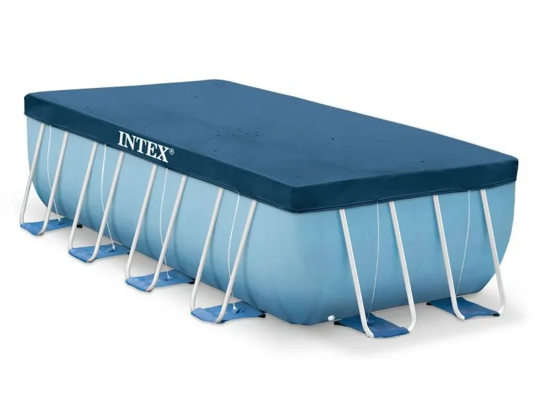 Couverture pour piscine tubulaire 400 x 200 cm INTEX 28037.