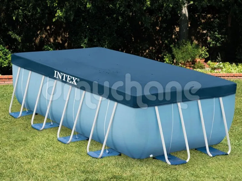 Couverture pour piscine tubulaire 400 x 200 cm INTEX 28037.