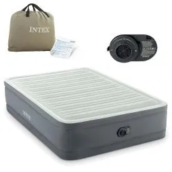 Matelas velours 191x137x46cm avec pompe électrique intégrée INTEX 64904ND
