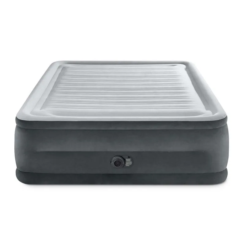 Matelas gonflable 203x152x56cm avec pompe intégrée, parfait pour les invités