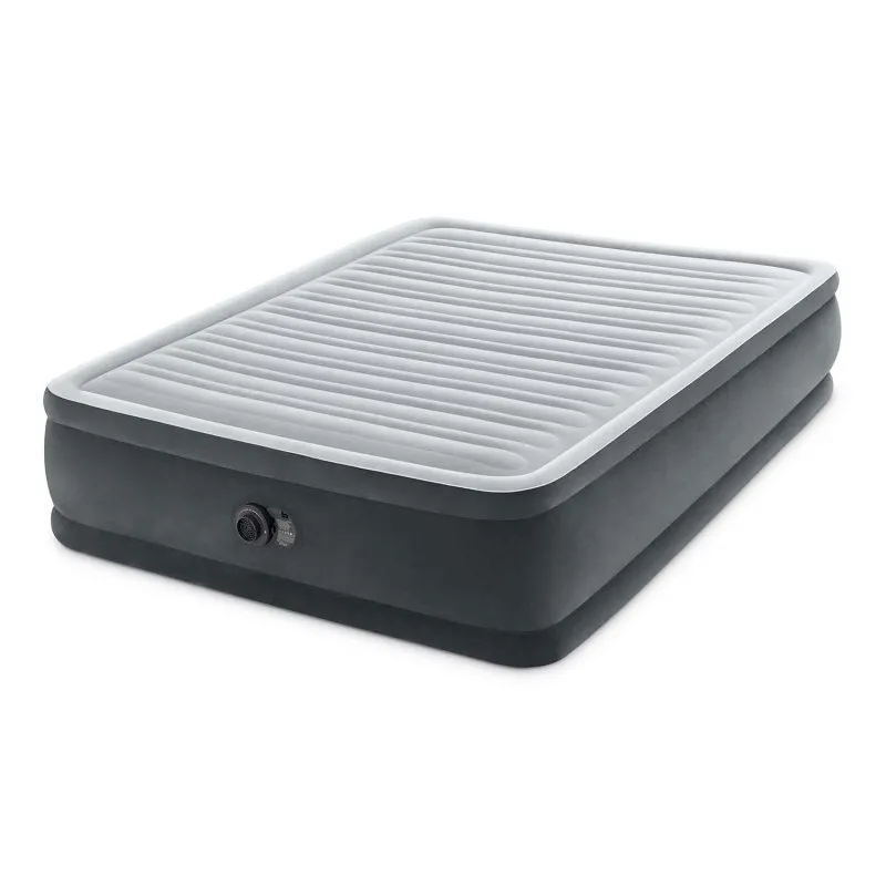 Matelas gonflable 203x152x46 cm avec pompe électrique incorporée INTEX 64414ND.