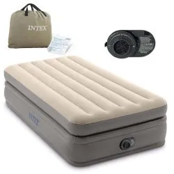 Matelas en Velours 191 x 99 x 51 cm avec Pompe Électrique Intégrée INTEX 64162ND
