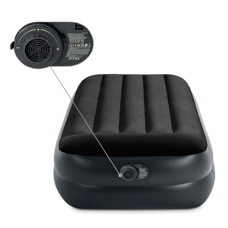 Matelas en velours 191x99x42cm avec pompe électrique intégrée INTEX 64122ND.