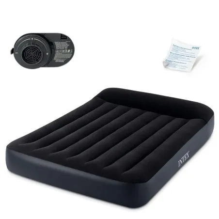 Matelas gonflable avec pompe électrique intégrée, idéal pour le camping