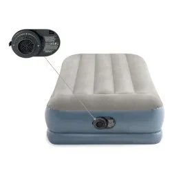 Matelas gonflable avec pompe électrique intégrée 1 personne INTEX 64116ND