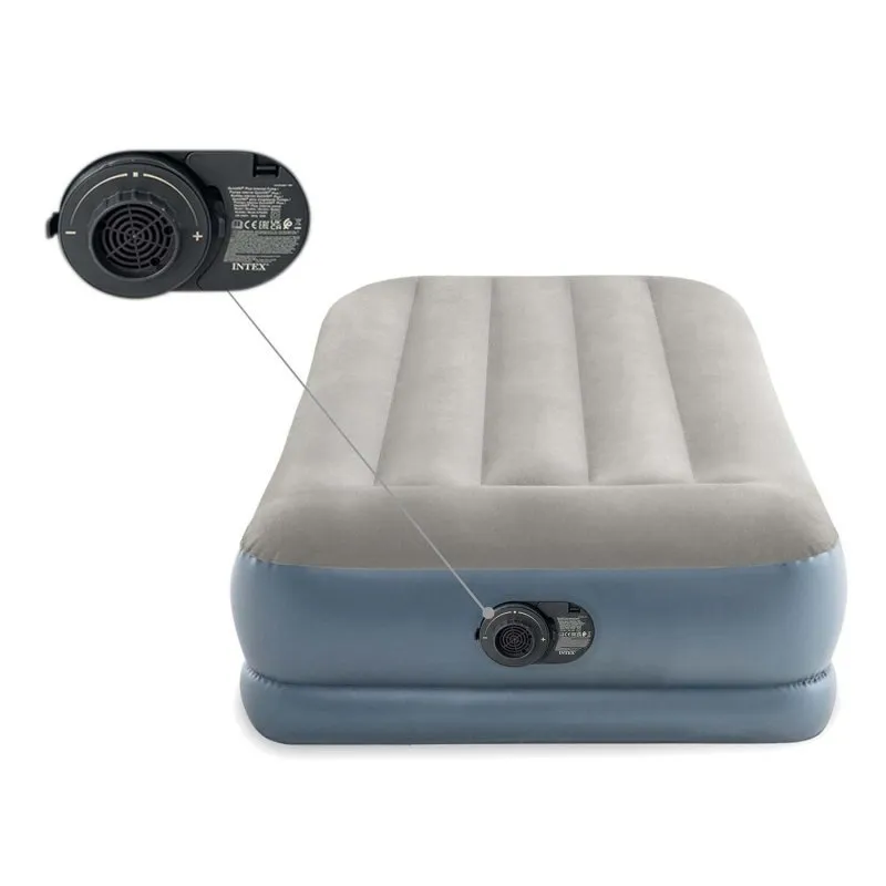 Matelas gonflable avec pompe électrique intégrée 1 personne INTEX 64116ND