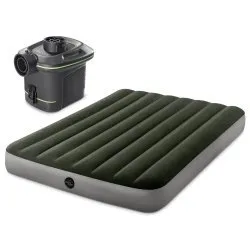 Matelas gonflable avec pompe électrique, confortable et pratique