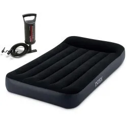 Matelas pratique pour les voyages, avec pompe à air intégrée