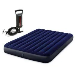 Matelas gonflable avec pompe à piston et deux oreillers INTEX 64765.