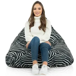 Pouf Poire de Sol XL Bermuda - Tissu Imprimé Premium – vue 56