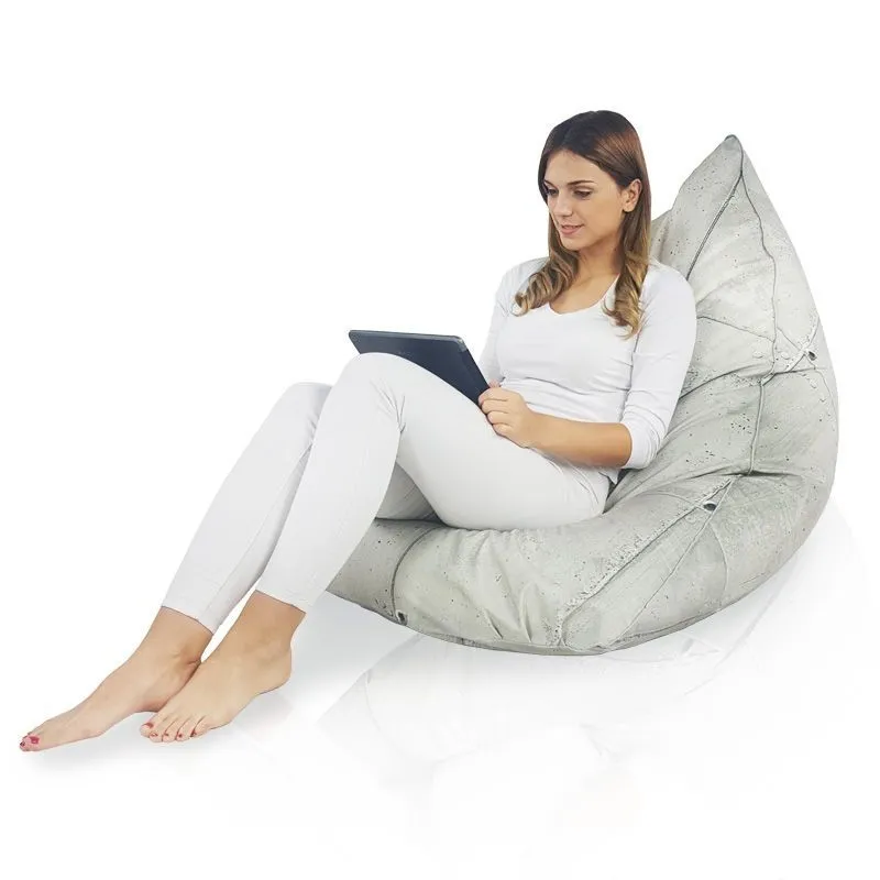 Pouf Poire de Sol XL Bermuda - Tissu Imprimé Premium – vue 39