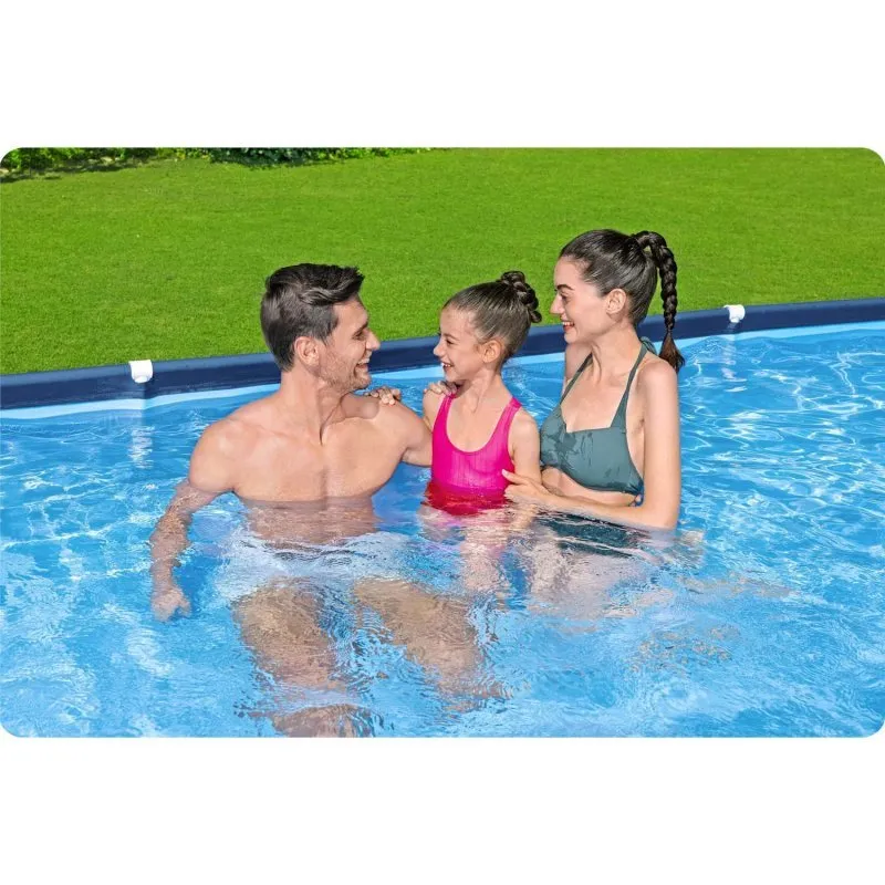 Bestway 56405N 400 x 211 x 81 cm 15in1 piscine de jardin à crémaillère