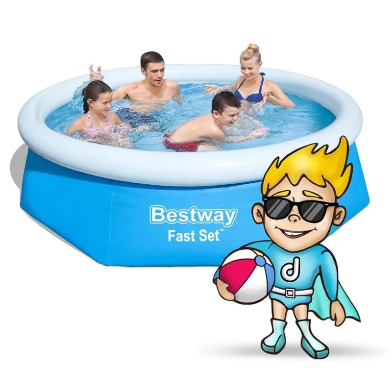 244 x 61 cm Bestway 57448 piscine extensible.