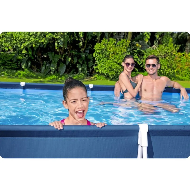 piscine hors sol à tubulaire 400 x 211 x 81 cm 4in1 Bestway 56405N.