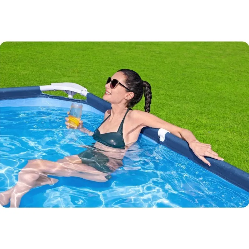 piscine hors sol à tubulaire 400 x 211 x 81 cm 4in1 Bestway 56405N.