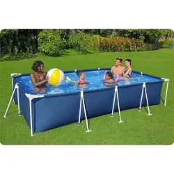 piscine hors sol à tubulaire 400 x 211 x 81 cm 4in1 Bestway 56405N.
