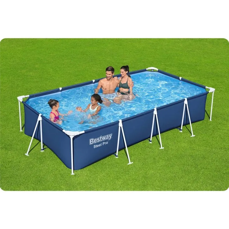piscine hors sol à tubulaire 400 x 211 x 81 cm 4in1 Bestway 56405N.