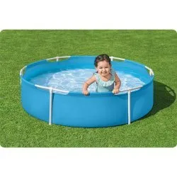 Piscine ronde à crémaillère pour enfant 152 x 38 cm Bestway 56283.