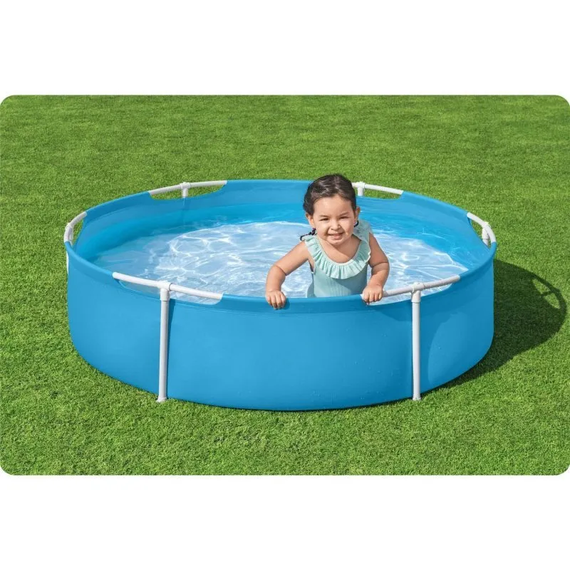 Piscine ronde à crémaillère pour enfant 152 x 38 cm Bestway 56283.