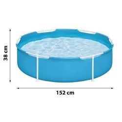 Piscine ronde à crémaillère pour enfant 152 x 38 cm Bestway 56283.