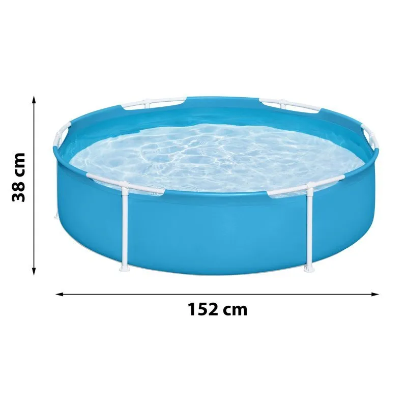 Piscine ronde à crémaillère pour enfant 152 x 38 cm Bestway 56283.