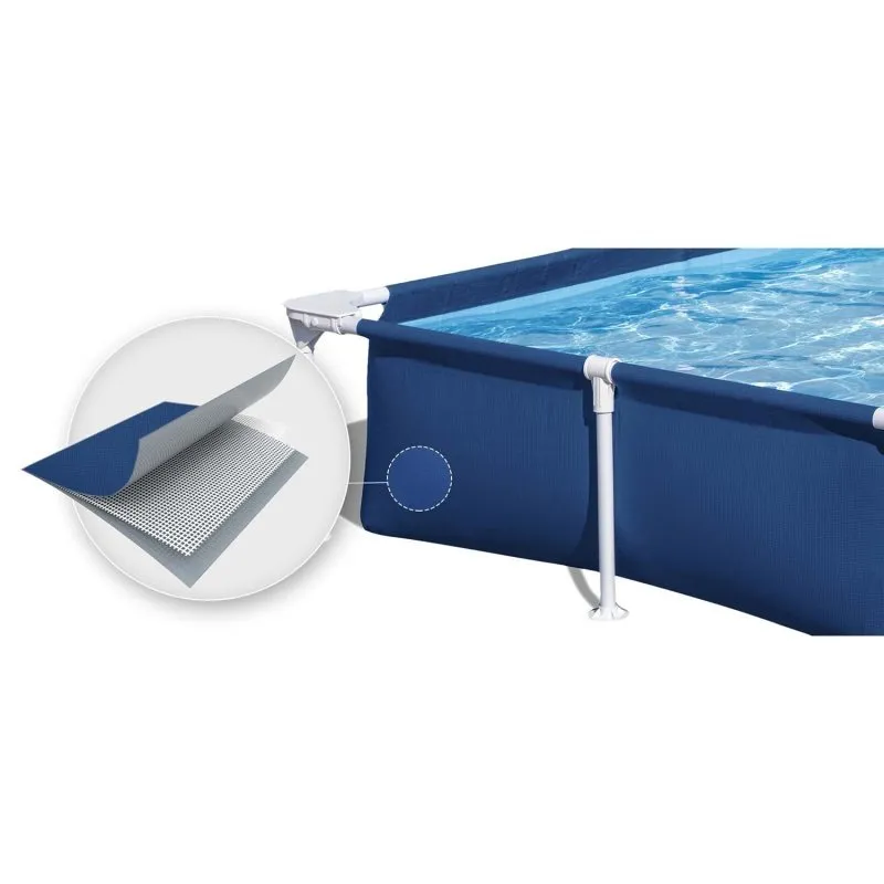 piscine tubulaire rectangulaire 221 x 150 x 43 cm Bestway 56401N.