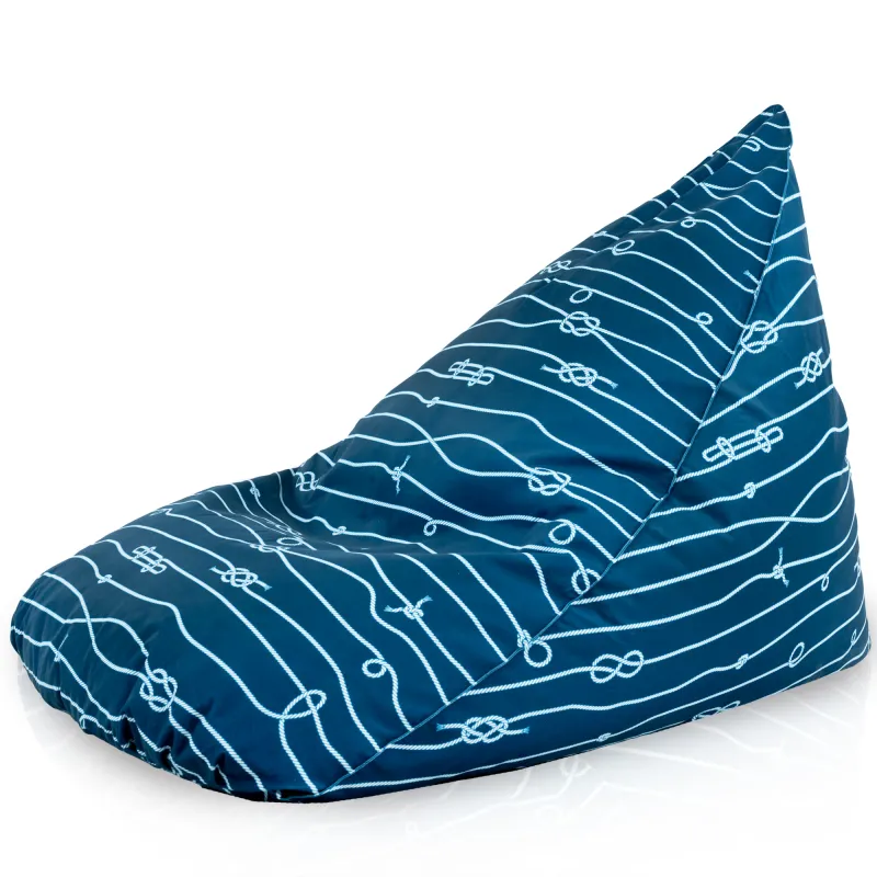 Pouf Poire de Sol XL Bermuda - Tissu Imprimé Premium – vue 4