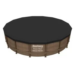 Couverture pour piscine tubulaire Bestway 58249 de 488 cm.
