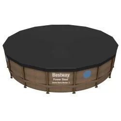 Couverture pour piscine tubulaire Bestway 58249 de 488 cm.