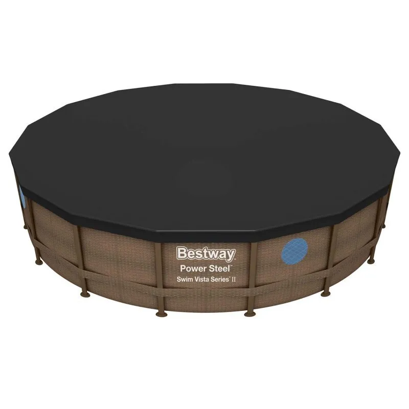Couverture pour piscine tubulaire Bestway 58249 de 488 cm.