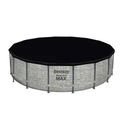 Couverture pour piscine tubulaire Bestway 58249 de 488 cm.
